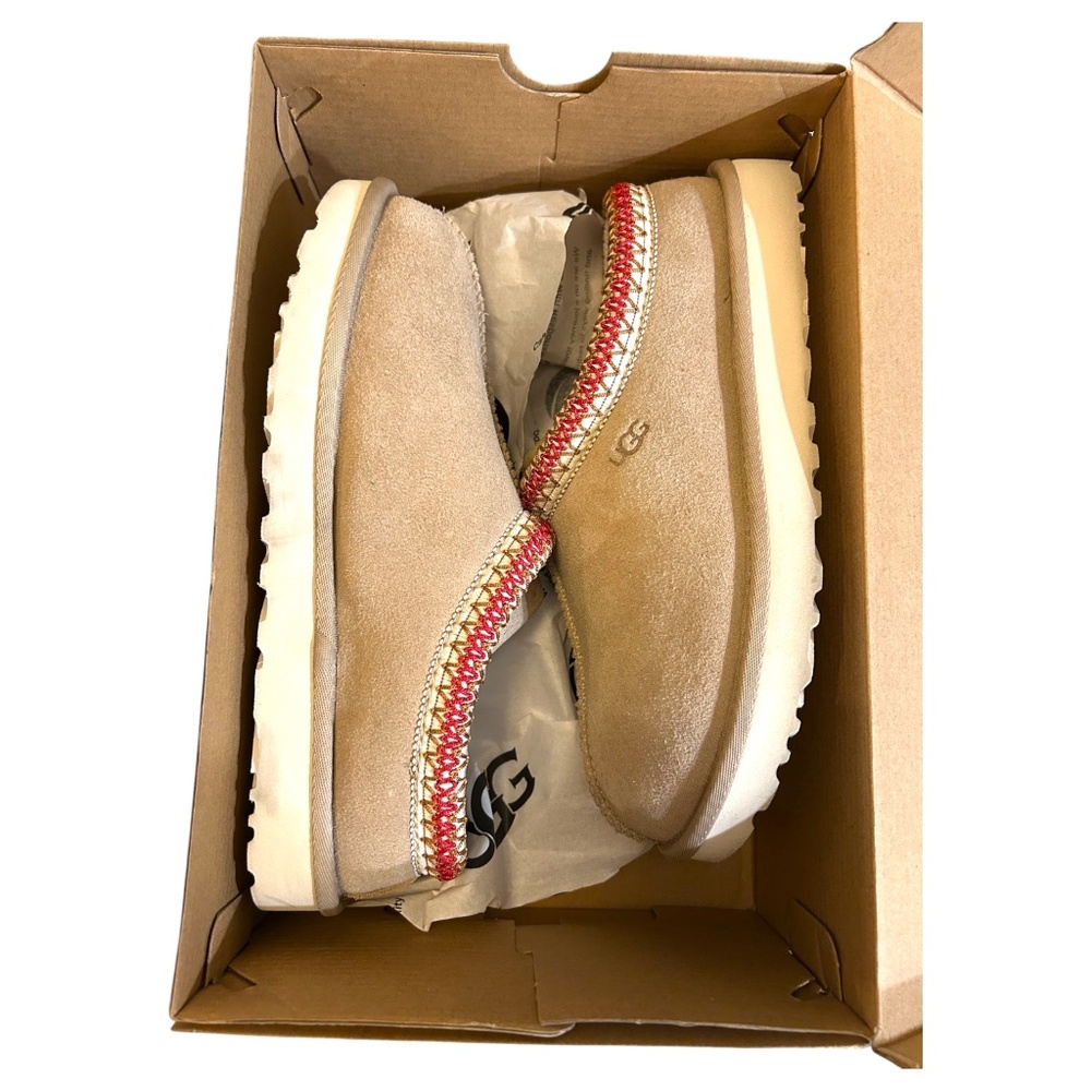 UGG Tasman Slippers | Sand Cherry | Women’s Size 8 w/ Box